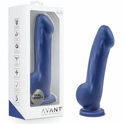 Blush Novelties Blush Avant D8 Silicone Dildo - Ergo Indigo Dildos