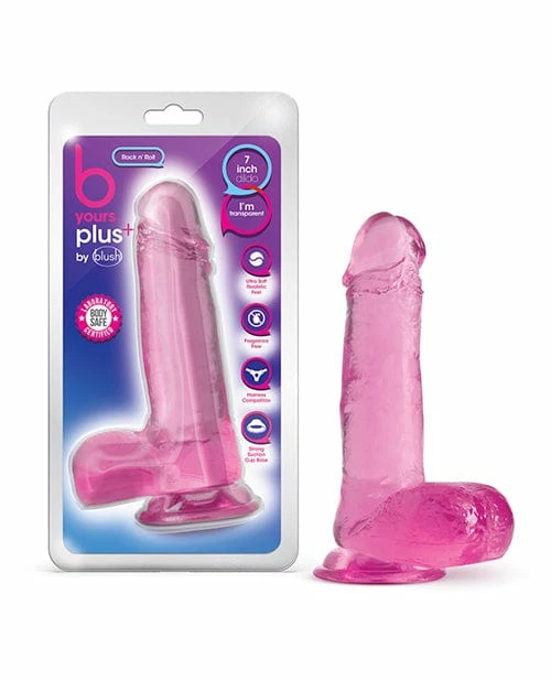 Blush Novelties Blush B Yours Plus 7.25" Rock N Roll Dildo