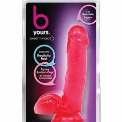 Blush Novelties Dildos Blush B Yours Sweet'n Hard 1 With Suction Cup