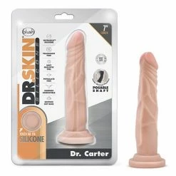 Blush Novelties Blush Dr. Skin Silicone Dr. Carter 7.5" Dildo Dildos