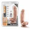 Blush Novelties Blush Dr. Skin Silicone Dr. Samuel 7" Dildo With Balls