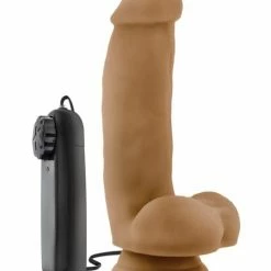 Blush Novelties Dildos Blush Loverboy MMA Fighter 7" Vibrating Realistic Cock - Mocha