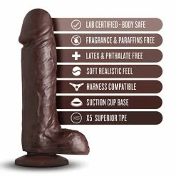 Blush Novelties Blush Loverboy The Movie Star - Chocolate Dildos