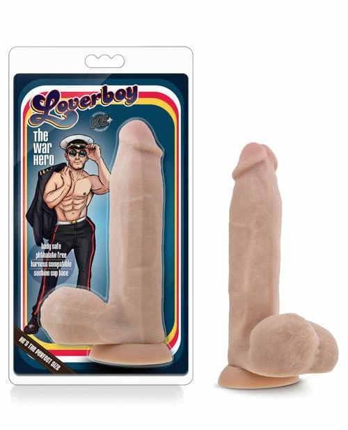 Blush Novelties Blush Loverboy The War Hero 8" Realistic Cock - Vanilla Dildos