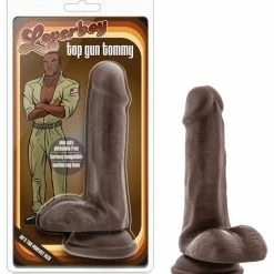Blush Novelties Blush Loverboy Top Gun Tommy 6" Realistic Cock - Chocolate Dildos