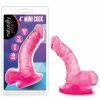 Blush Novelties Blush Naturally Yours 4" Mini Cock - Pink Dildos