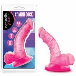 Blush Novelties Blush Naturally Yours 4" Mini Cock - Pink Dildos
