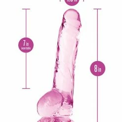 Blush Novelties Blush Naturally Yours 8" Crystalline Dildo Dildos