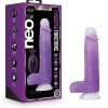 Blush Novelties Blush Neo Elite Encore 8" Vibrating Dildo - Purple Dildos