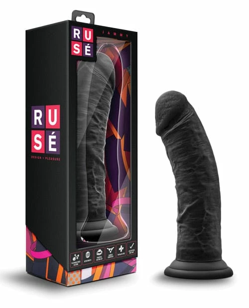 Blush Novelties Dildos Blush Ruse Jammy - Black
