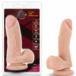 Blush Novelties Dildos Blush X5 5" Cock With Flexible Spine - Beige