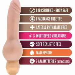 Blush Novelties Blush X5 Mr Right Now - Beige Dildos