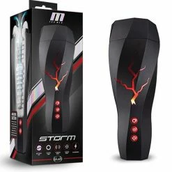 Blush Novelties Penis Toys Blush M For Men Storm Suction Powered Stroker - Clear