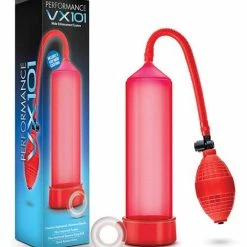 Blush Novelties Blush Performance VX101 Male Enhancement Pump - Red Penis Toys
