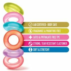 Blush Novelties Penis Toys Blush Play With Me King Of The Ring - Asst. Colors Set Of 6