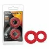 Blush Novelties Blush Stay Hard Donut Rings - Red Pack Of 2