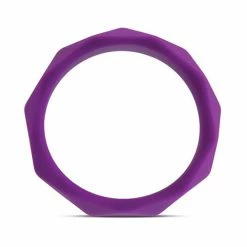 Blush Novelties Blush Wellness Geo Cock Ring - Purple