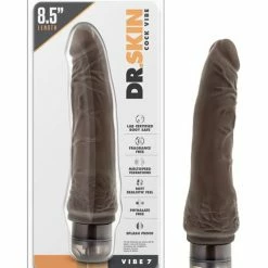Blush Novelties Blush Dr. Skin Mr Skin Vibe 7 - Chocolate