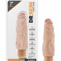 Blush Novelties Blush Dr. Skin Vibe 7" Dong #9 - Beige Vibrators