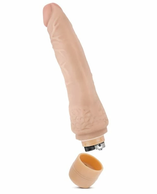 Blush Novelties Vibrators Blush Dr. Skin Vibe 8.5" Dong #7 - Beige