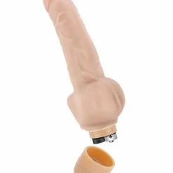 Blush Novelties Blush Dr. Skin Vibe 8" Dong #12 - Beige