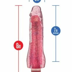 Blush Novelties Blush Glow Dicks Glitter Vibrator Molly Vibrators