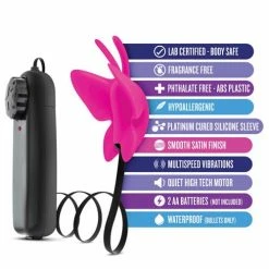 Blush Novelties Blush Luxe Butterfly Teaser - Fuchsia Vibrators