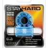 Blush Novelties Blush Stay Hard Mega Vibrating Bull Ring - Blue