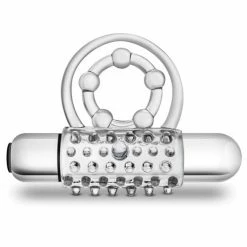 Blush Novelties Vibrators Blush Stay Hard Super Clitifier Cock Ring - Clear