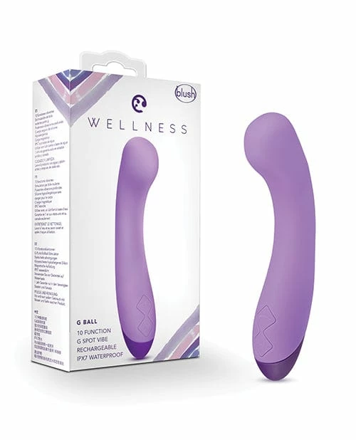 Blush Novelties Blush Wellness G Ball Vibrator - Purple Vibrators