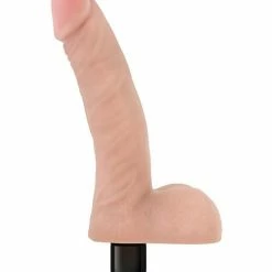 Blush Novelties Vibrators Blush X5 Basic 5" Vibrating Dong With Balls - Beige