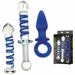 Bodispa INC Dildos Nobu Glass Gems 3 Pc Set