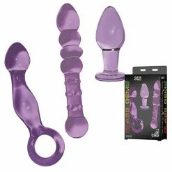 Bodispa INC Dildos Nobu Glass Gems 3 Pc Set