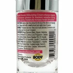 Body Action Products Sexual Enhancers For Couples Dazzle Female Stimulating Cream .5 Oz.
