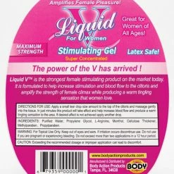 Body Action Products Liquid V Female Stimulant - 10 ML Bottle In Clamshell