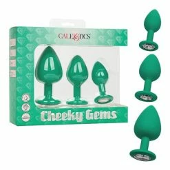 CalExotics Cheeky Gems 3 Pc Plug Set