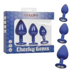 CalExotics Cheeky Gems 3 Pc Plug Set