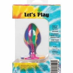 CalExotics Anal Toys Cheeky Medium Tie Dye Plug