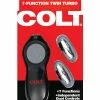 CalExotics Colt 7-function Twin Turbo Bullets - Silver