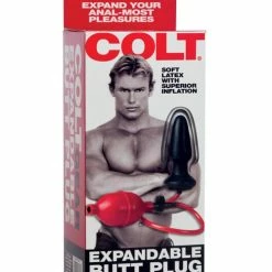 CalExotics Colt Expandable Butt Plug - Black Anal Toys