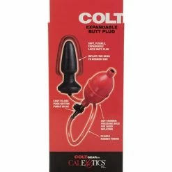 CalExotics Colt Expandable Butt Plug - Black Anal Toys