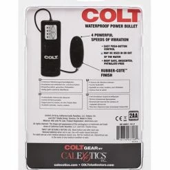 CalExotics Anal Toys Colt Power Bullet Waterproof - Black
