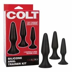 CalExotics Colt Silicone Anal Trainer Kit - Black Anal Toys