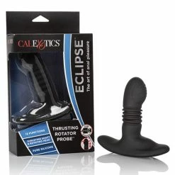 CalExotics Anal Toys Eclipse Thrusting Rotator Probe - Black