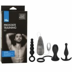 CalExotics Anal Toys His Prostate Training Kit - Black