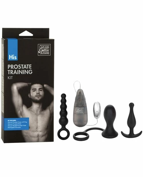 CalExotics Anal Toys His Prostate Training Kit - Black