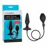 CalExotics Large Silicone Inflatable Plug - Black Anal Toys