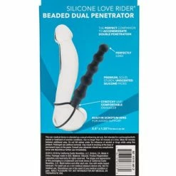 CalExotics Love Rider Beaded Dual Penetrator - Black