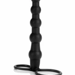 CalExotics Love Rider Beaded Dual Penetrator - Black