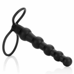 CalExotics Love Rider Beaded Dual Penetrator - Black